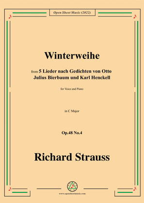 Richard Strauss-Winterweihe,in C Major