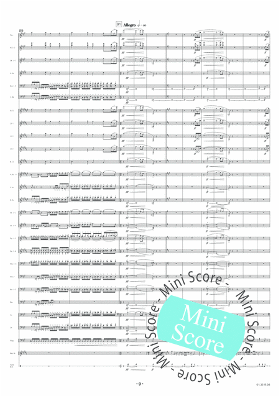 Feste Romane Concert Band scores gallery preview page 13