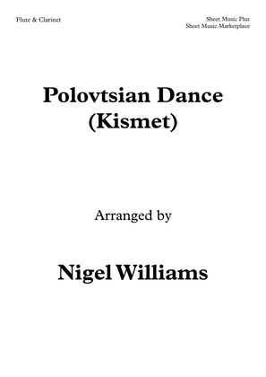 Polovtsian Dance, Duet for Flute and Clarinet in B flat