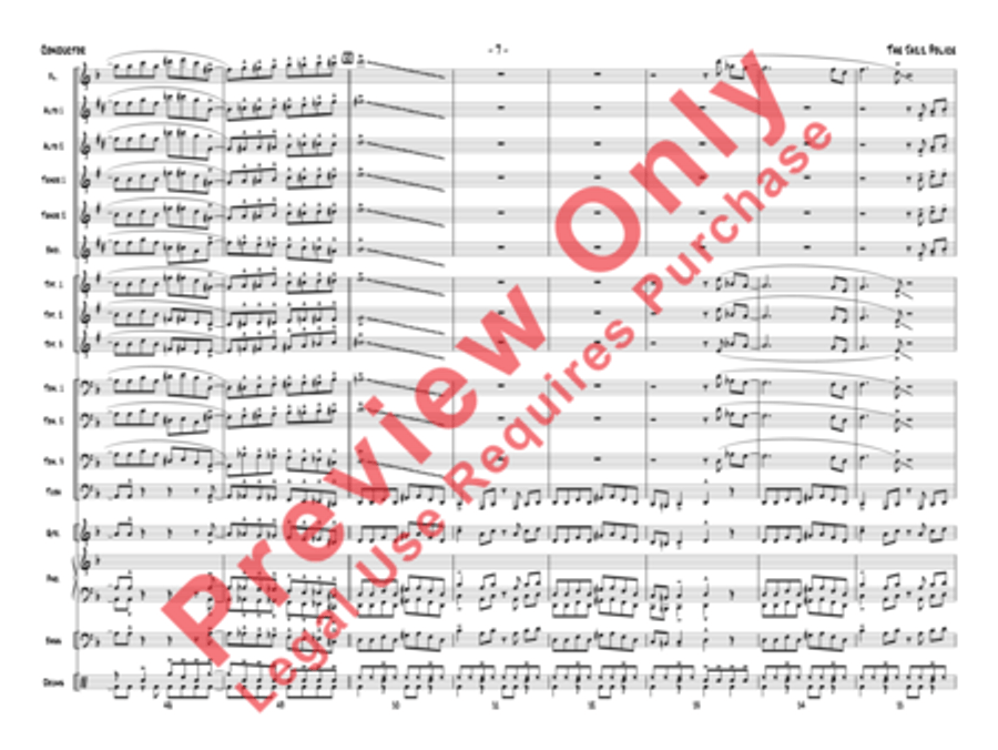 The Jazz Police Jazz Ensemble scores gallery preview page 10