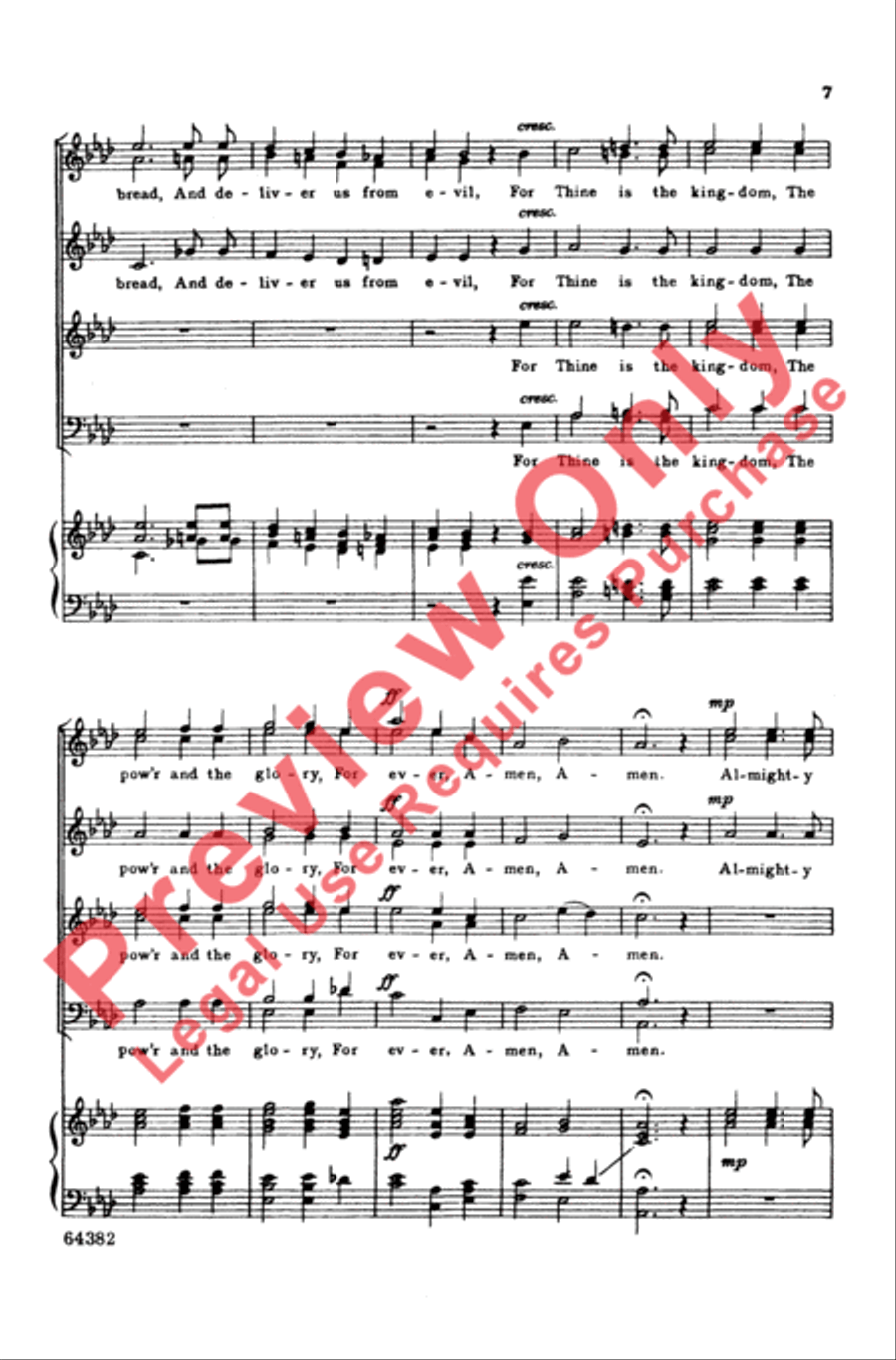 Almighty God of Our Fathers Almighty God of Our Fathers 4-Part scores gallery preview page 7