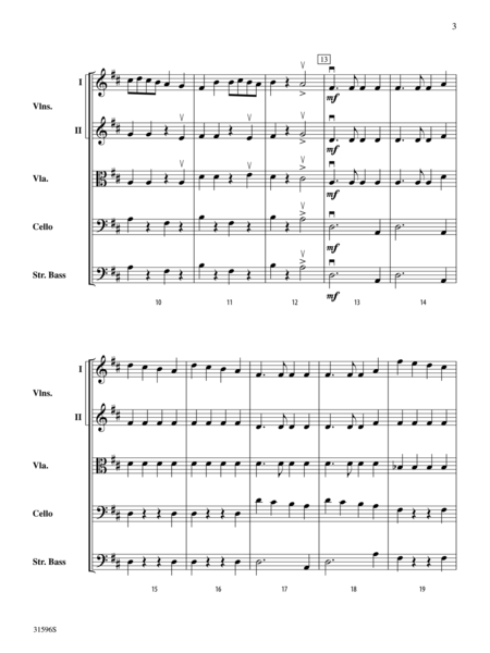 March from Suite No. 1 (score only)