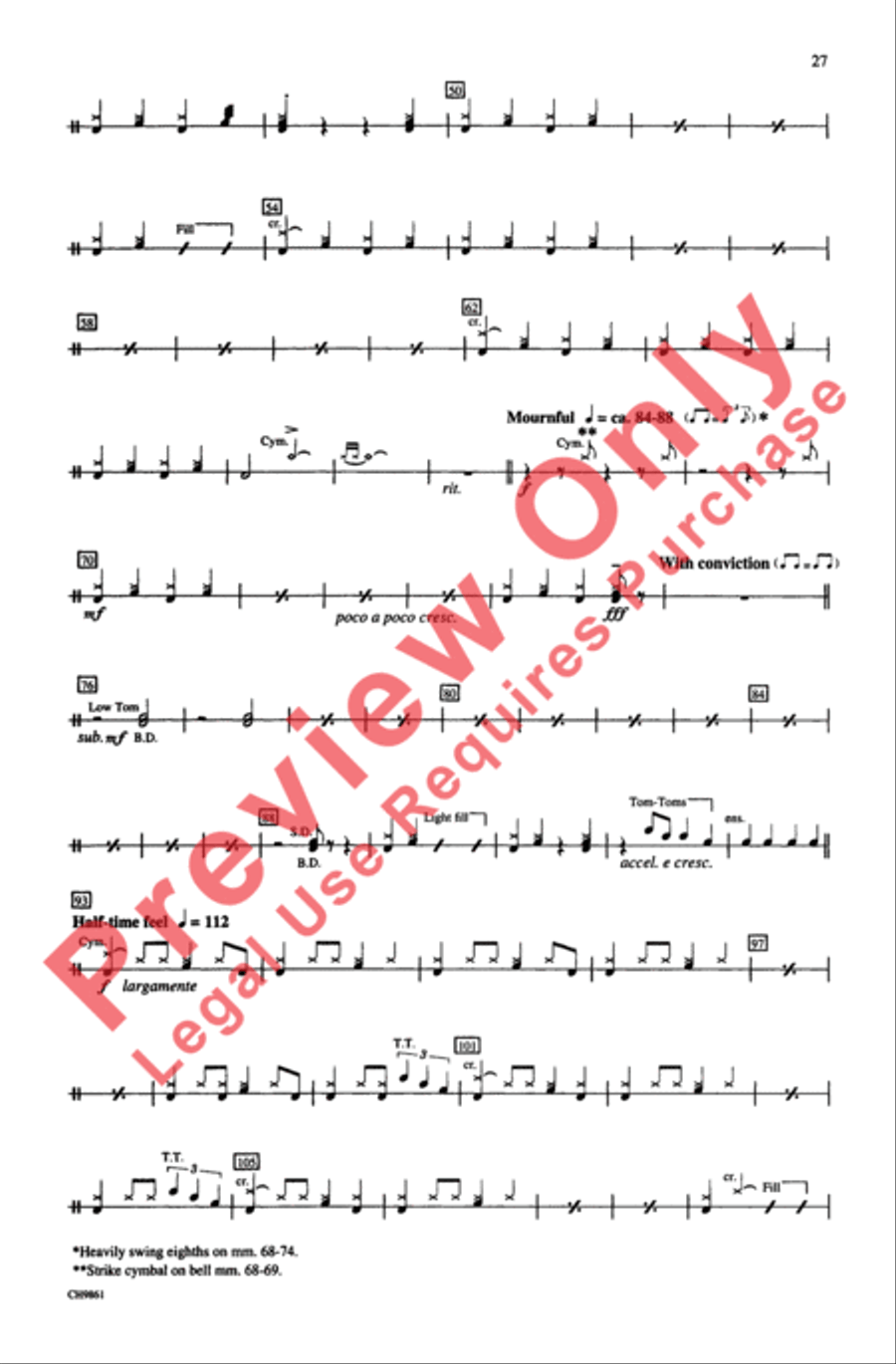 Ragtime (Choral Selections) 3-Part scores gallery preview page 27