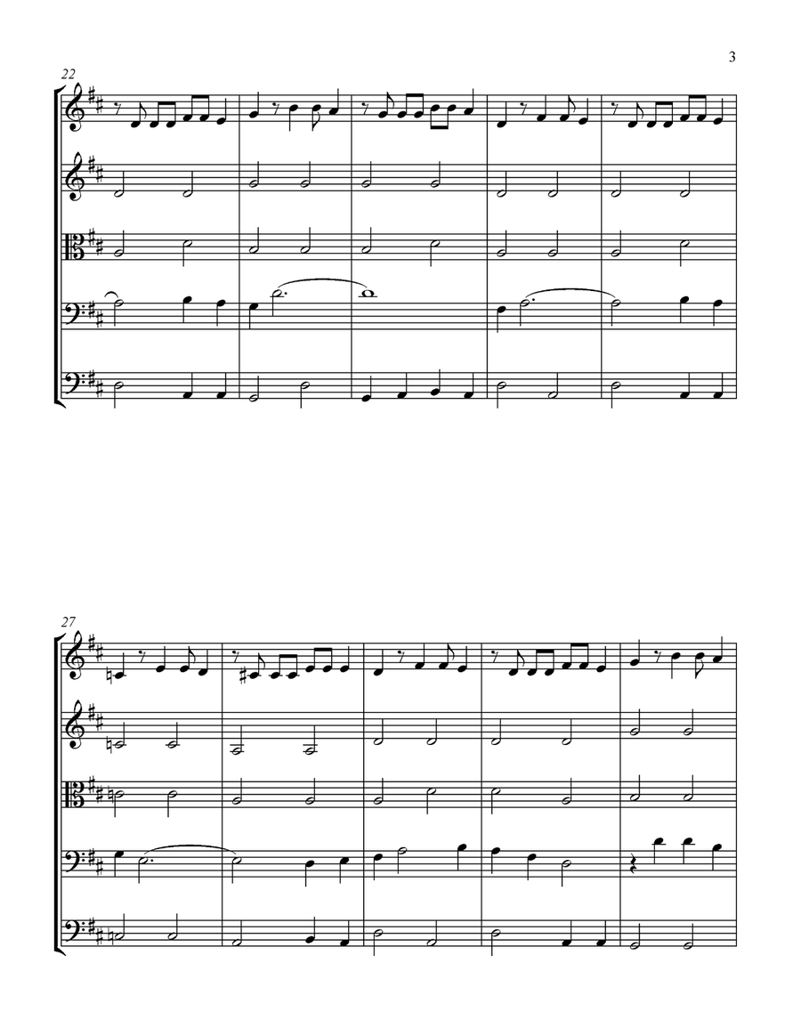 The Magnificent Seven The Magnificent Seven String Quartet scores gallery preview page 3