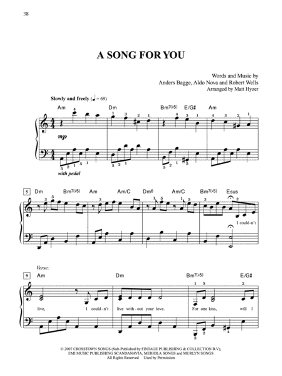 Celine Dion -- Taking Chances (Selections) Easy Piano scores gallery preview page 4
