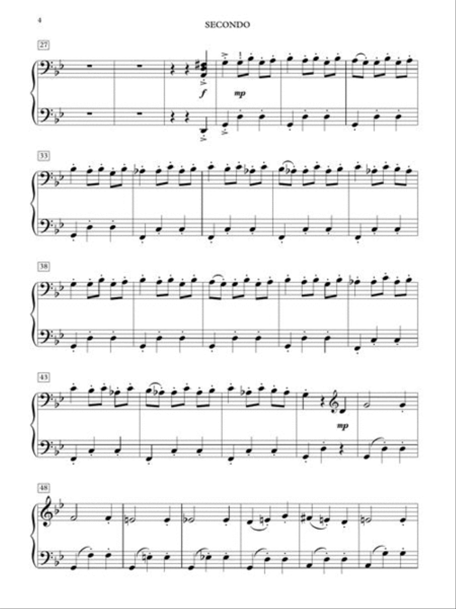 Halloween Classics for Two Piano Method scores gallery preview page 6