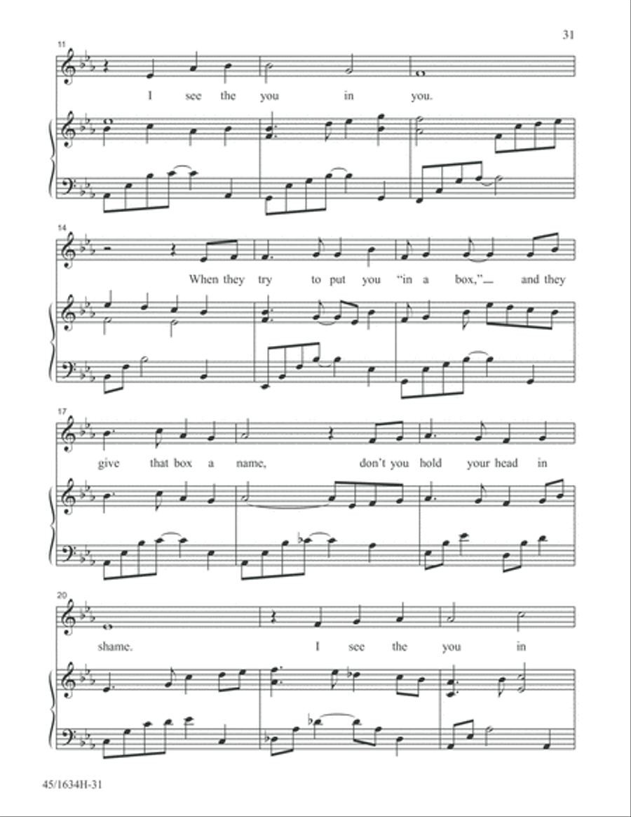 Together Together Unison Choir scores gallery preview page 31