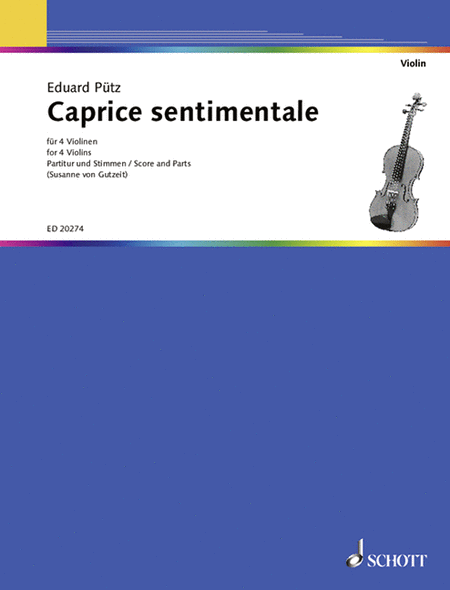 Caprice Sentimentale Score And Parts, 4 Violins