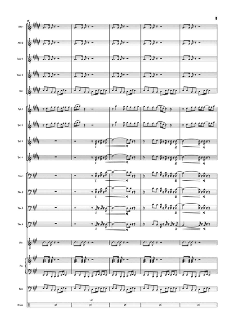 Them Changes Jazz Ensemble scores gallery preview page 4