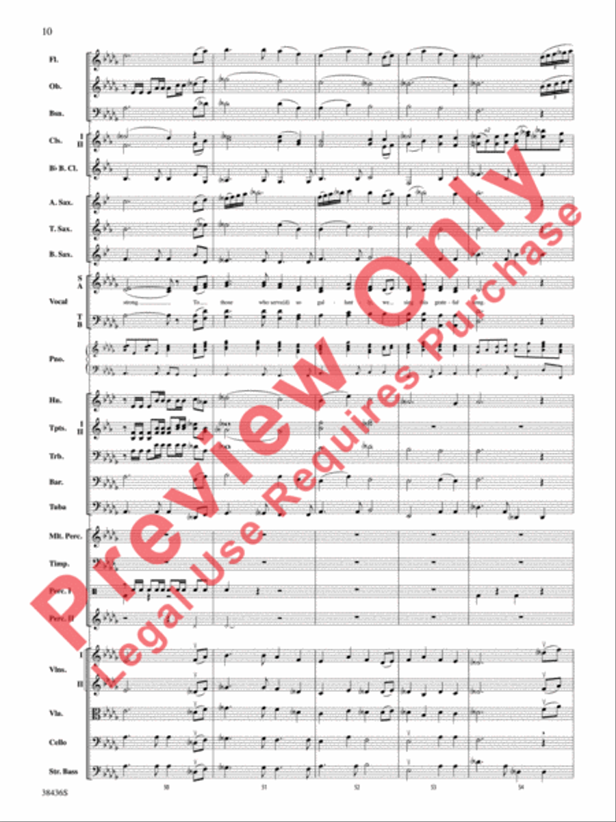 Thank You, Soldiers Full Orchestra scores gallery preview page 11
