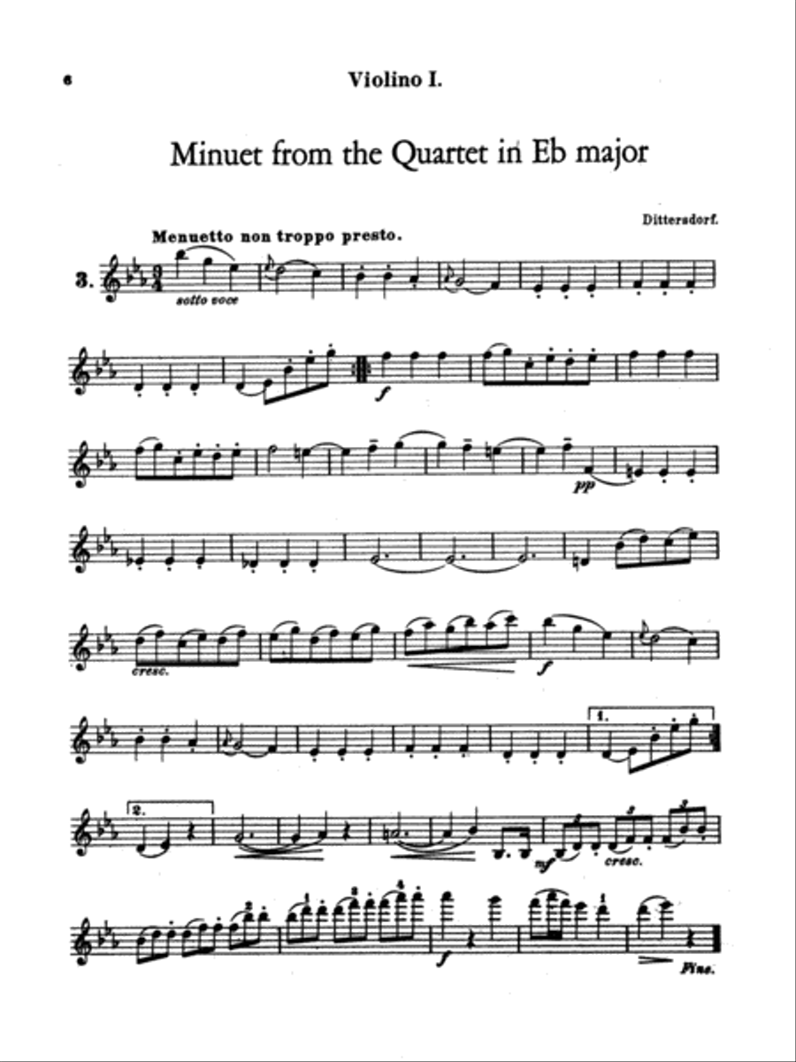 Album of Easy String Quartets, Volume 2 String Quartet scores gallery preview page 4