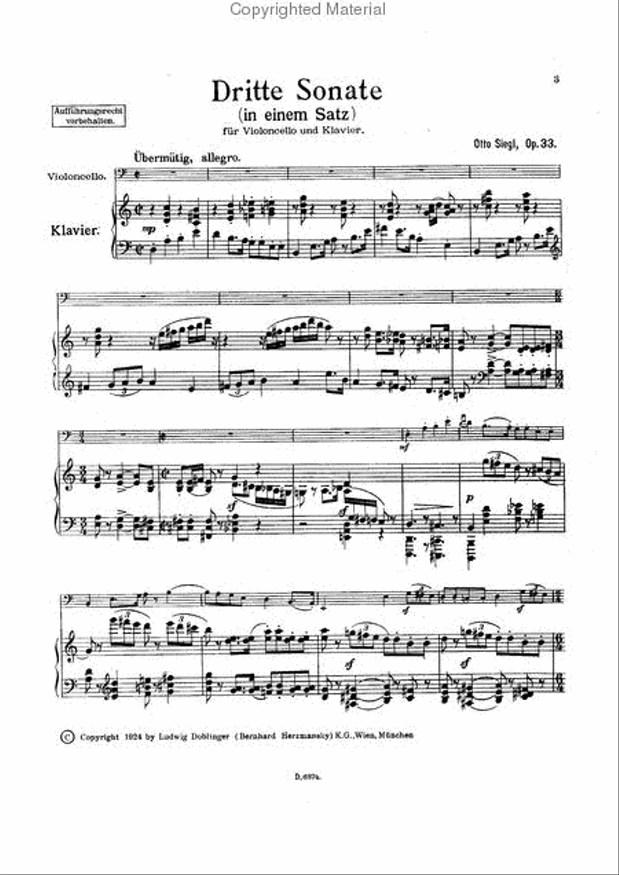 3. Sonate op. 33 3. Sonate op. 33 Piano scores gallery preview page 2