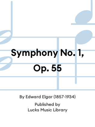 Book cover for Symphony No. 1, Op. 55