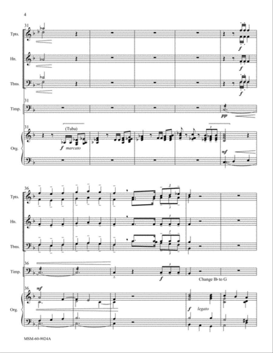 Holy God, We Praise Your Name Choir scores gallery preview page 4