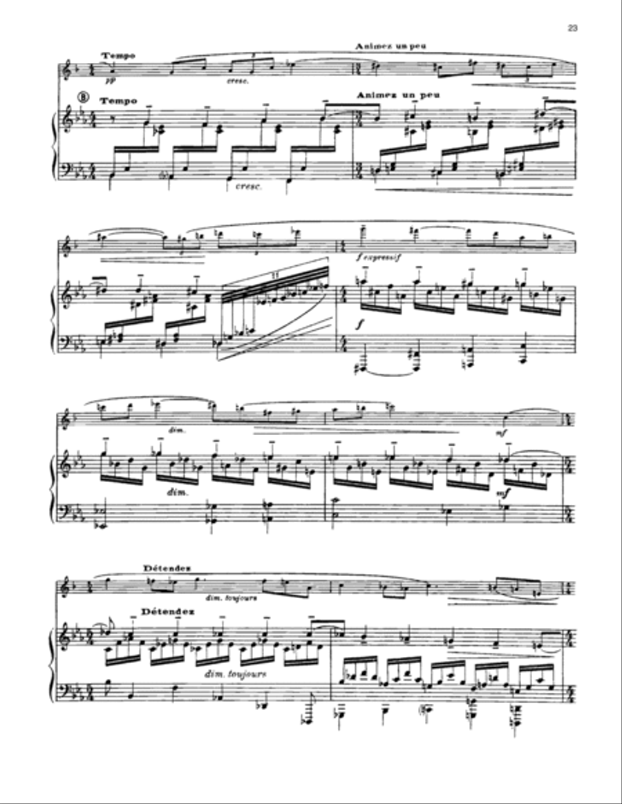 Concertstuck Clarinet Solo scores gallery preview page 3