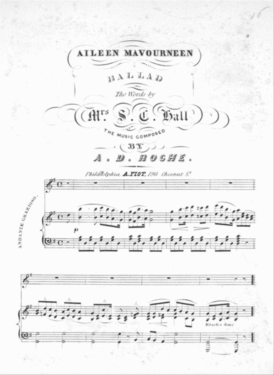 Aileen Mavourneen. Ballad Voice scores gallery preview page 2