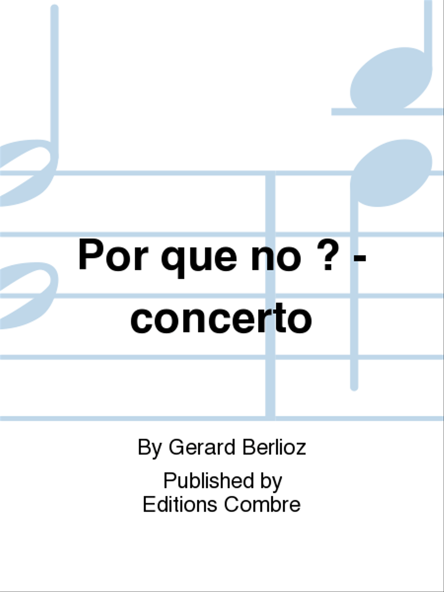 Por que no ? - concerto Piano Accompaniment scores gallery preview page 1