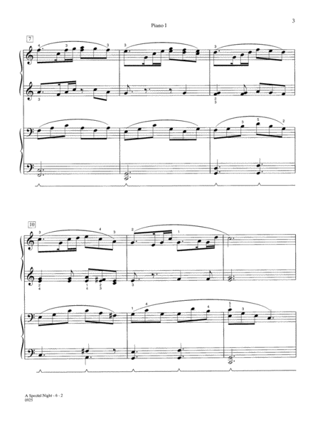 A Special Night: An Arrangement of Silent Night - Piano Quartet (2 Pianos, 8 Hands)