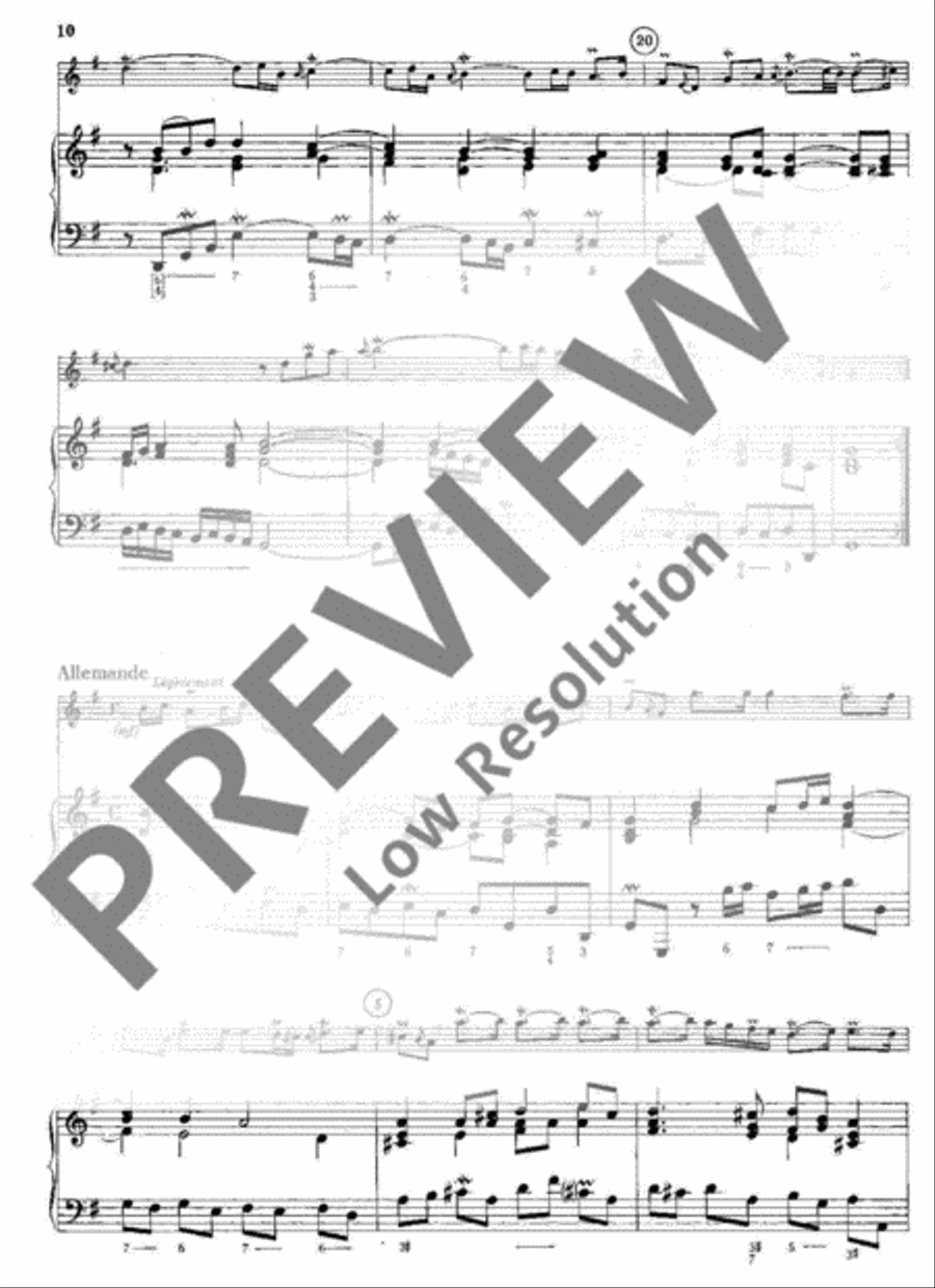 Concerts royaux Violin scores gallery preview page 11