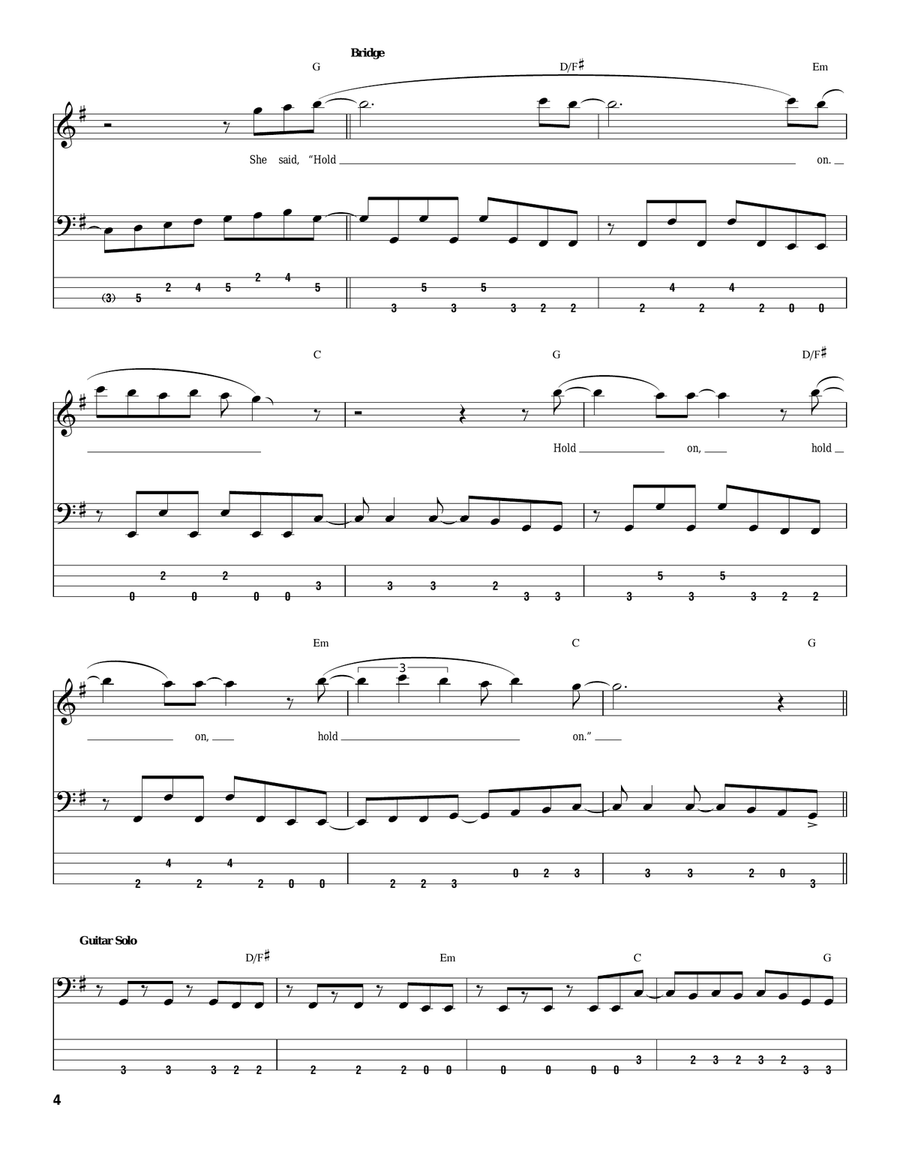 Any Way You Want It Acoustic Guitar scores gallery preview page 4