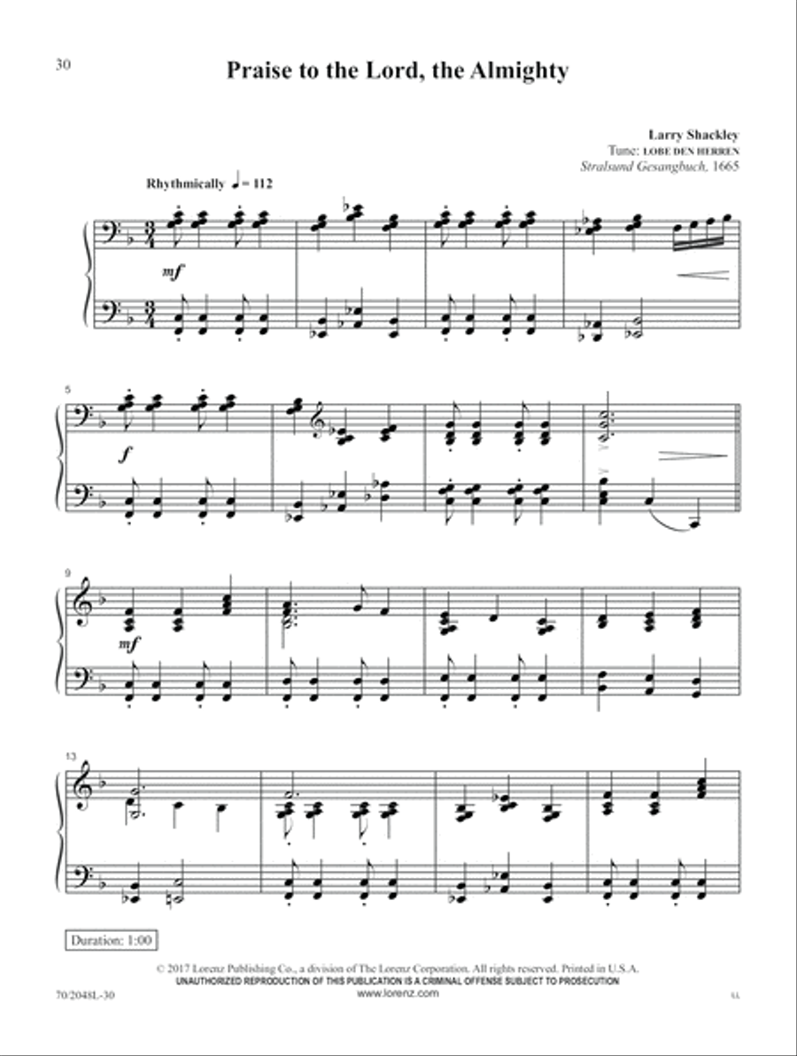 Sixty-Second Service Solutions Piano Solo scores gallery preview page 14