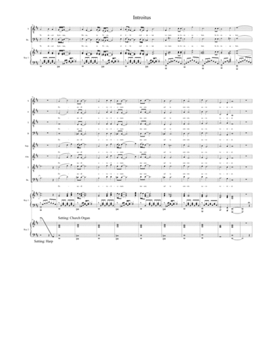 Introitus (from "Requiem Mass") (Full Score) image number null
