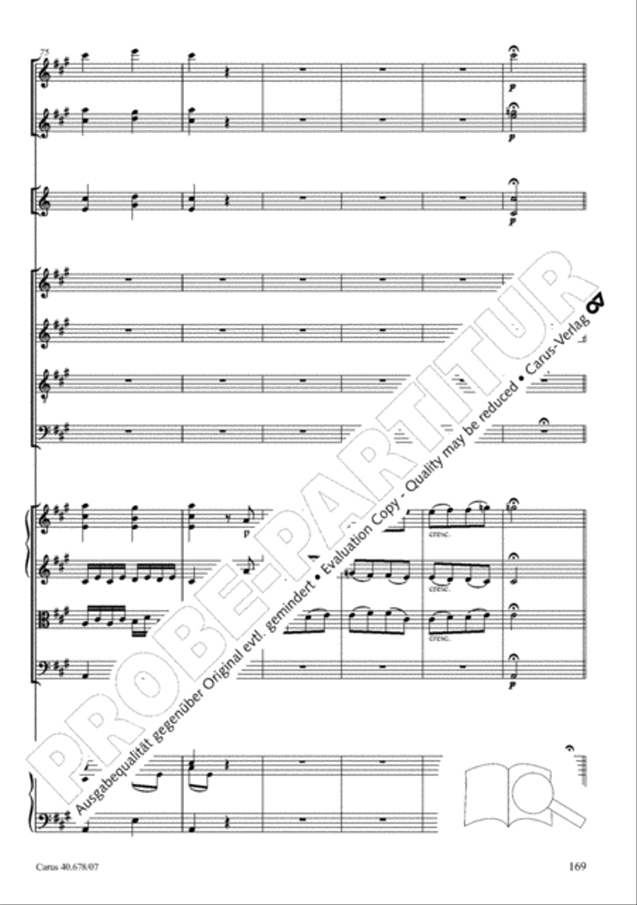 Missa pastoralis bohemica 4-Part scores gallery preview page 182