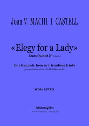 Book cover for Elegy for a Lady