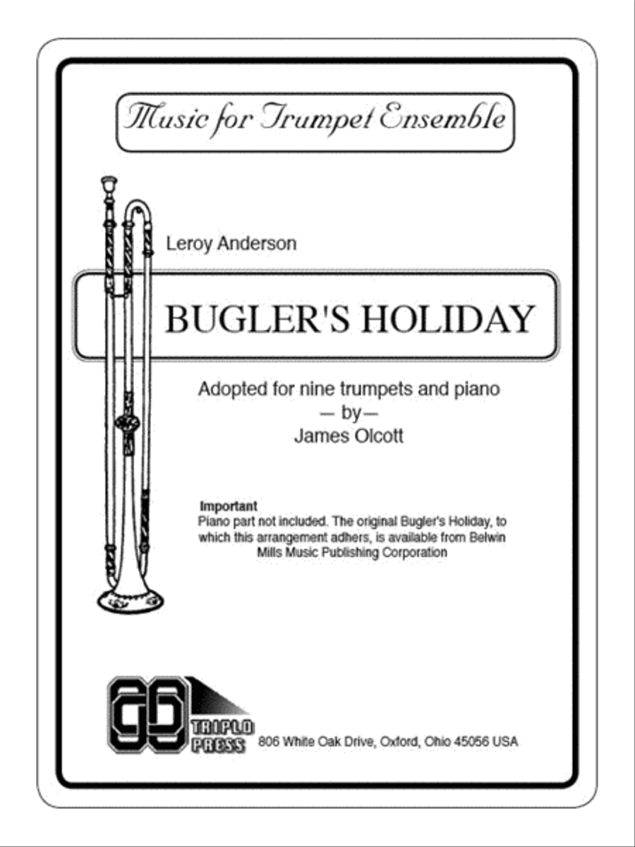 Bugler's Holiday Small Ensemble scores gallery preview page 1