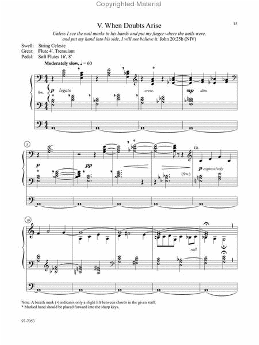 Jesus Christ is Risen Today Organ scores gallery preview page 5