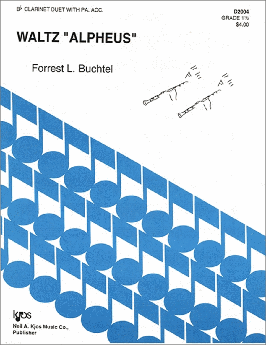 Waltz Alpheus Clarinet Solo scores gallery preview page 1
