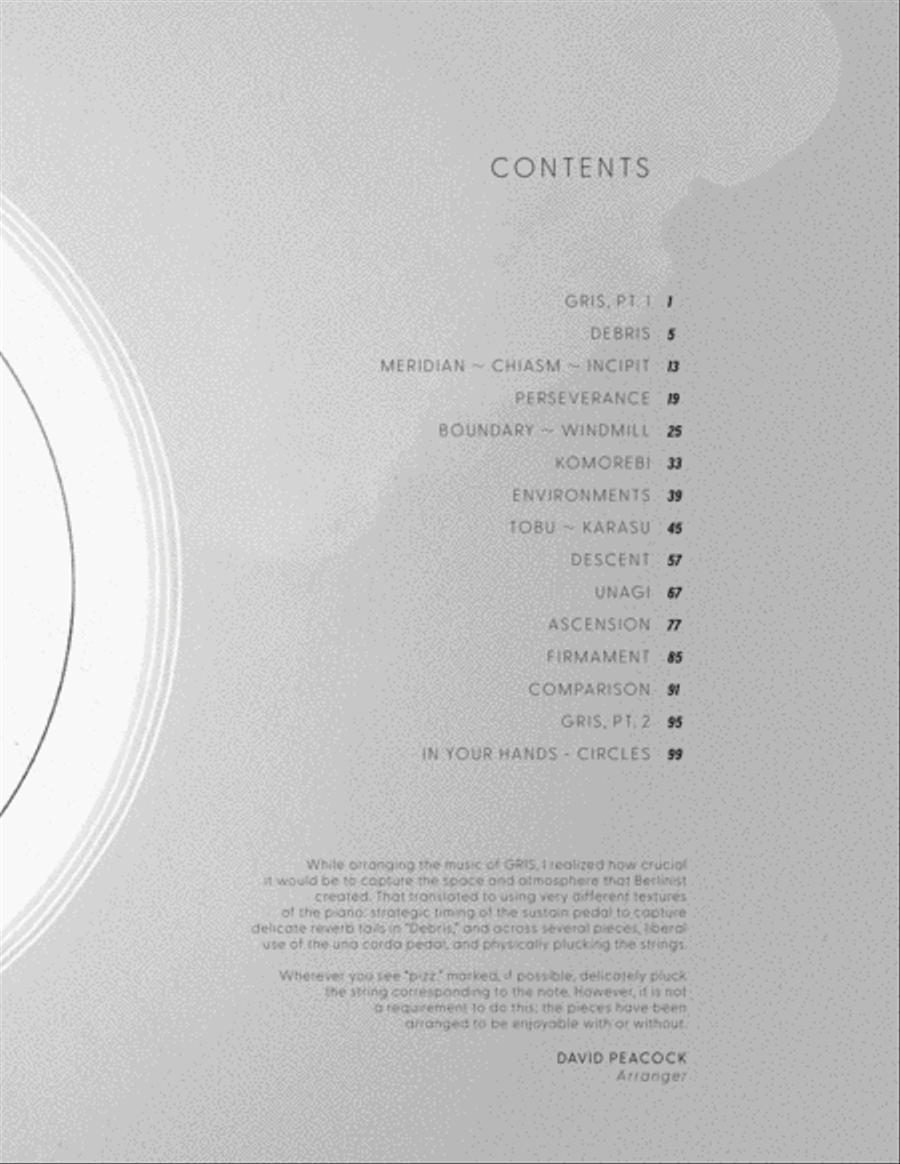 Gris Piano Collections (Complete Digital Book) Piano Solo scores gallery preview page 6