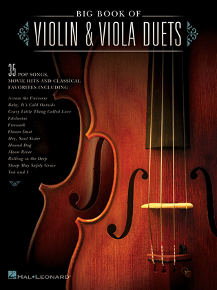 Book cover for Big Book of Violin & Viola Duets