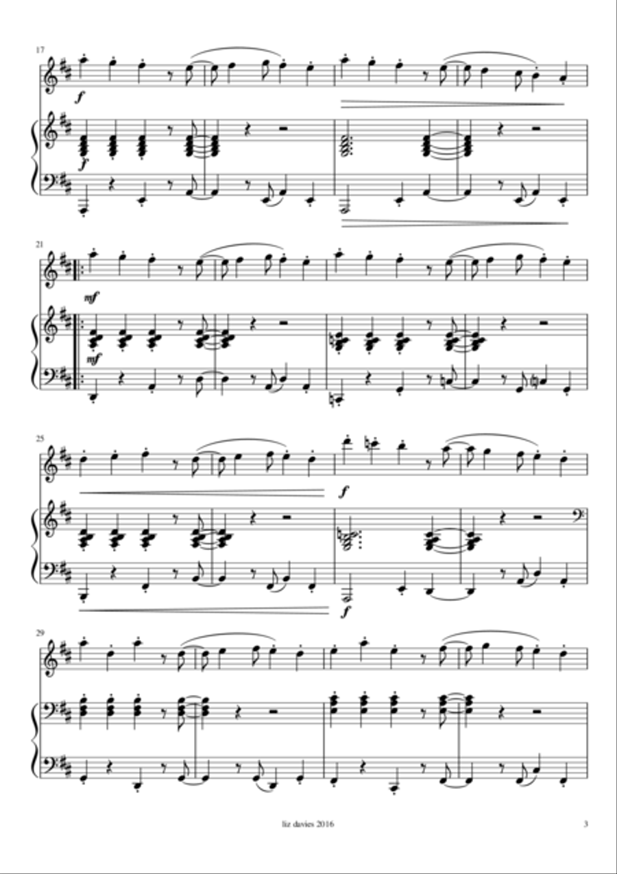 Sunny Samba Sunny Samba Flute Solo scores gallery preview page 3