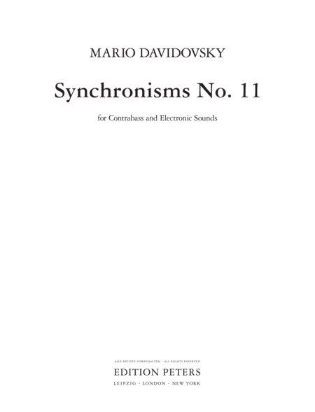 Synchronisms No. 11