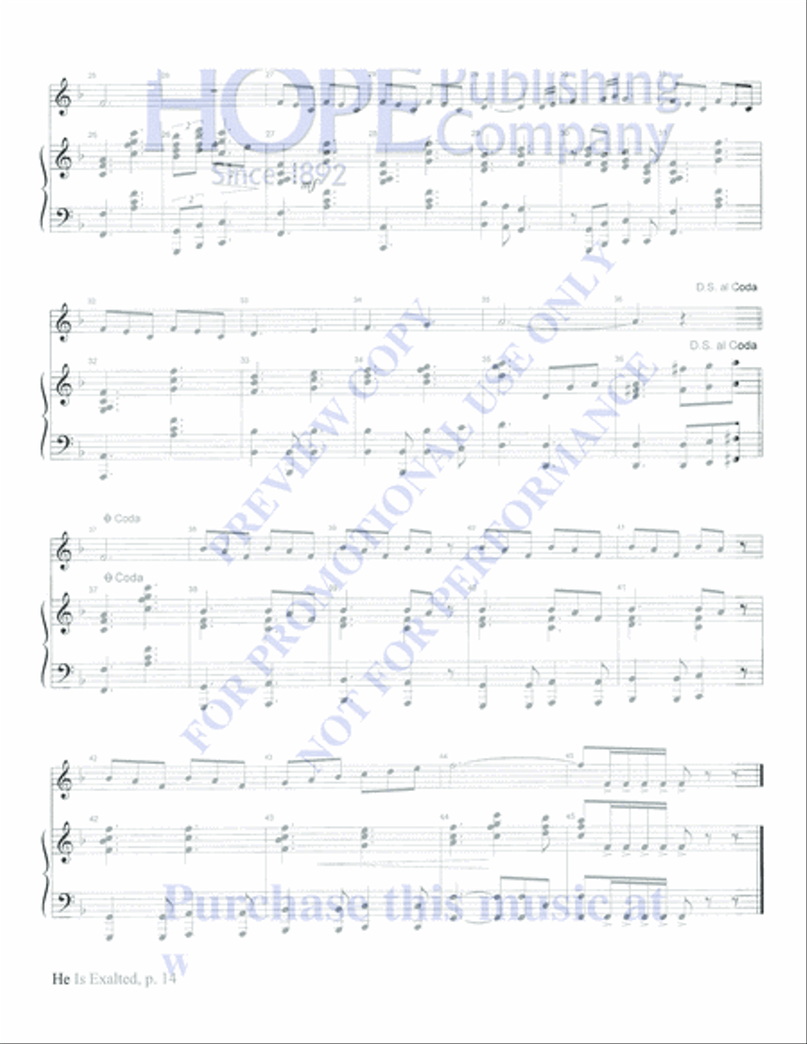 Praise Him with Instruments Orchestra scores gallery preview page 16