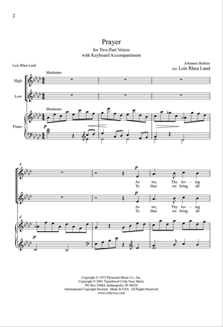 Prayer Prayer SA scores gallery preview page 2