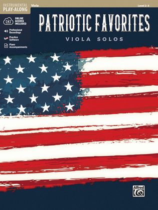 Book cover for Patriotic Favorites Instrumental Solos