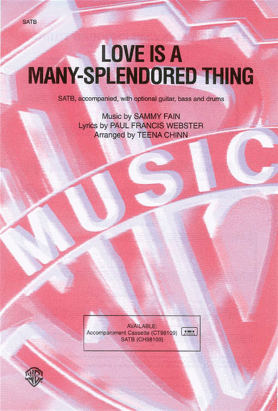 Love Is a Many-Splendored Thing 4-Part scores gallery preview page 1