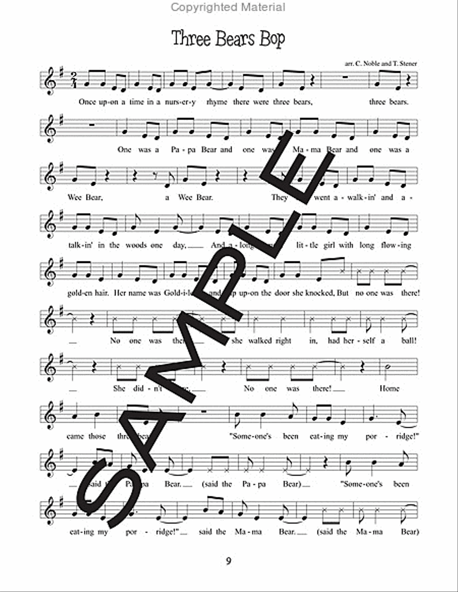 Stories and Nursery Rhymes to Sing, Rap and Read, Book 3 CD scores gallery preview page 3