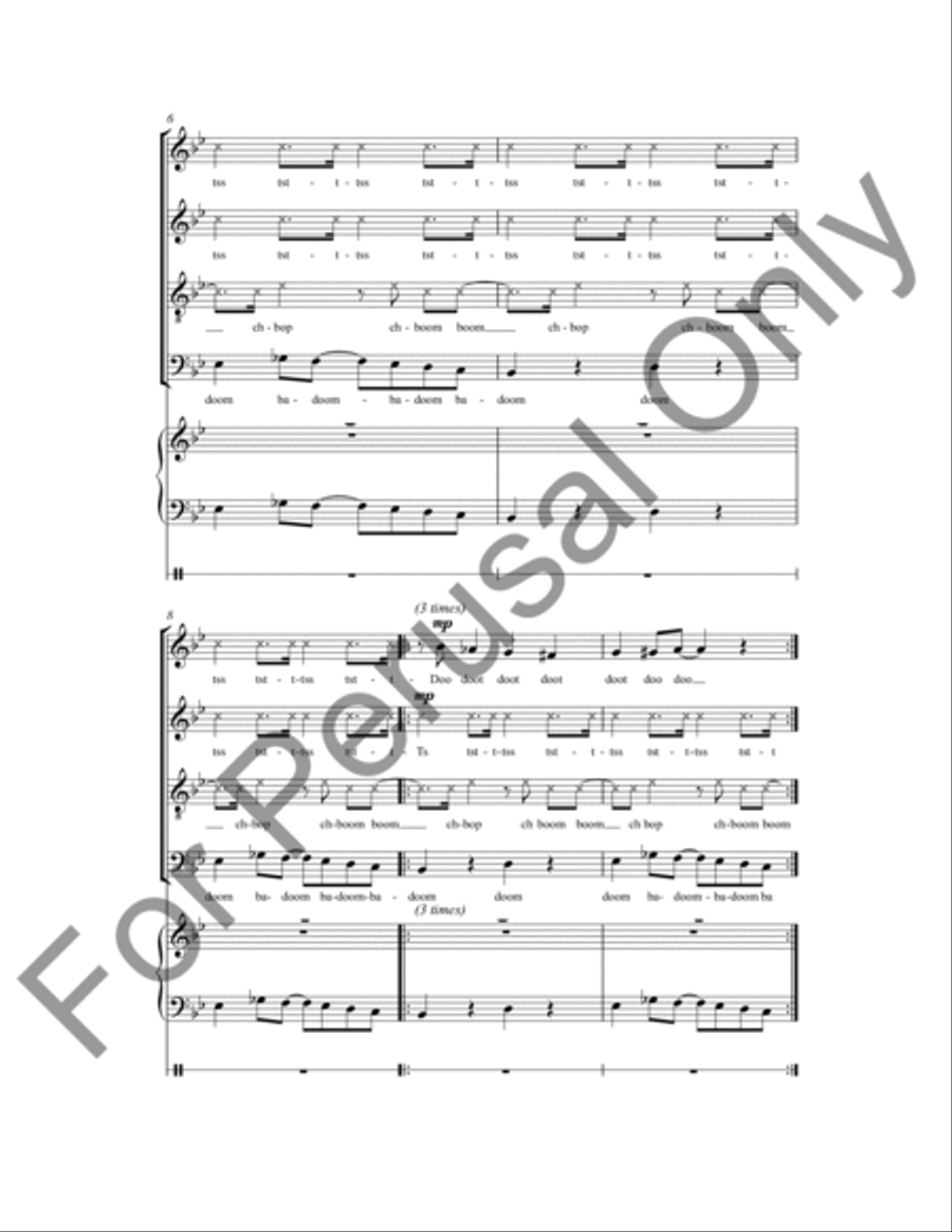 Look Ma, I'm Singin' Jazz 4-Part scores gallery preview page 3