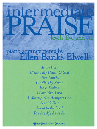Book cover for Intermediate Praise (Levels 5 and 6)