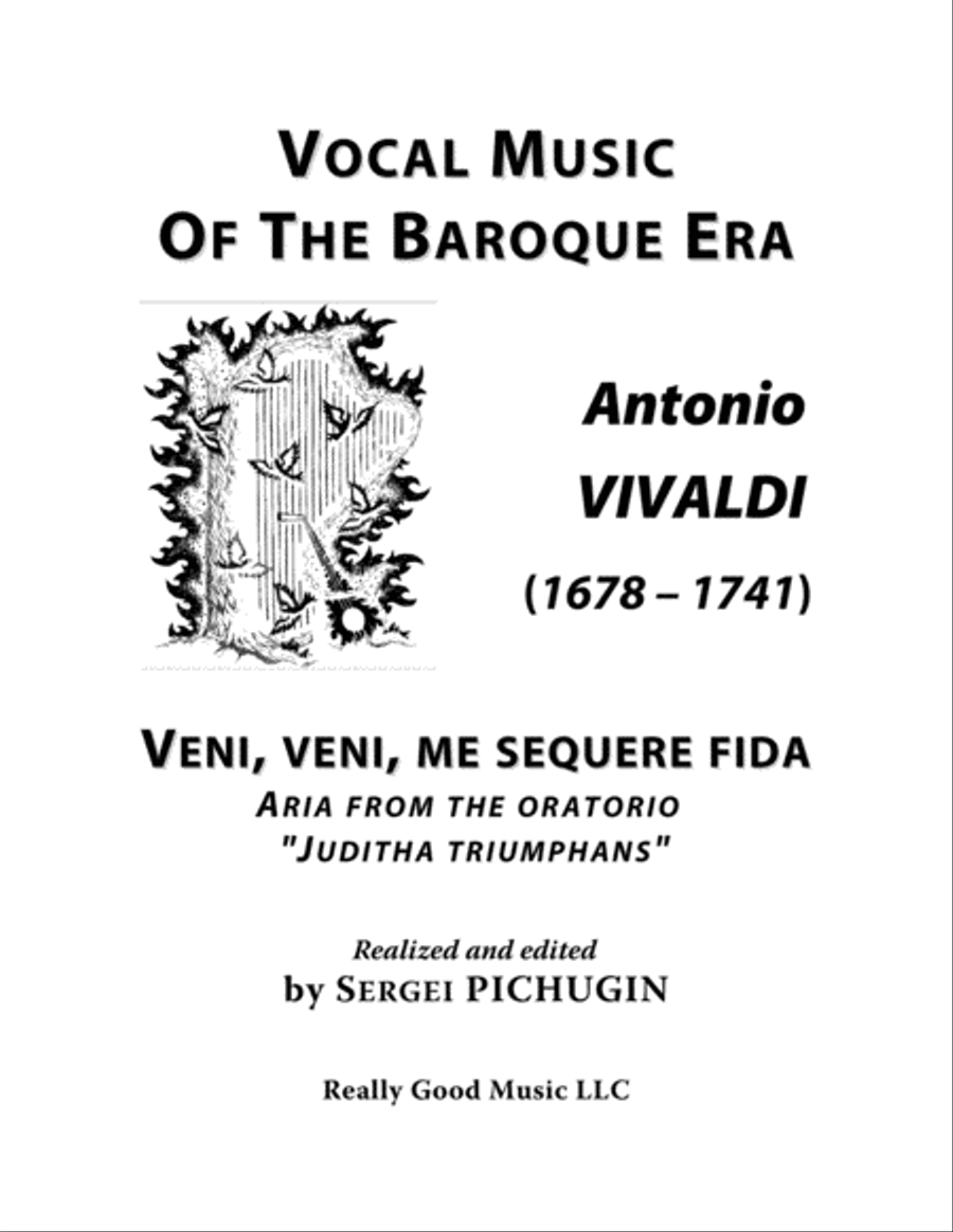 VIVALDI Antonio: Veni, veni, me sequere fida, aria from the oratorio 
