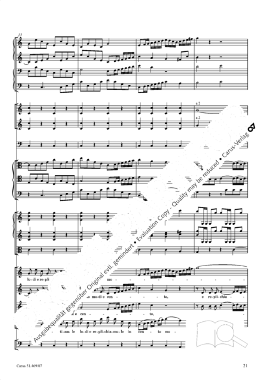 Davide penitente 4-Part scores gallery preview page 34