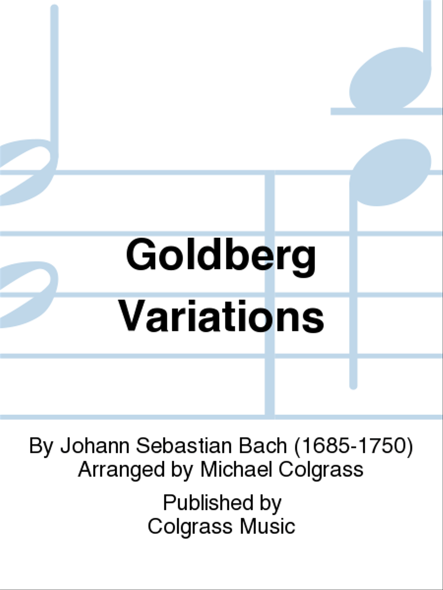 Goldberg Variations Orchestra scores gallery preview page 1
