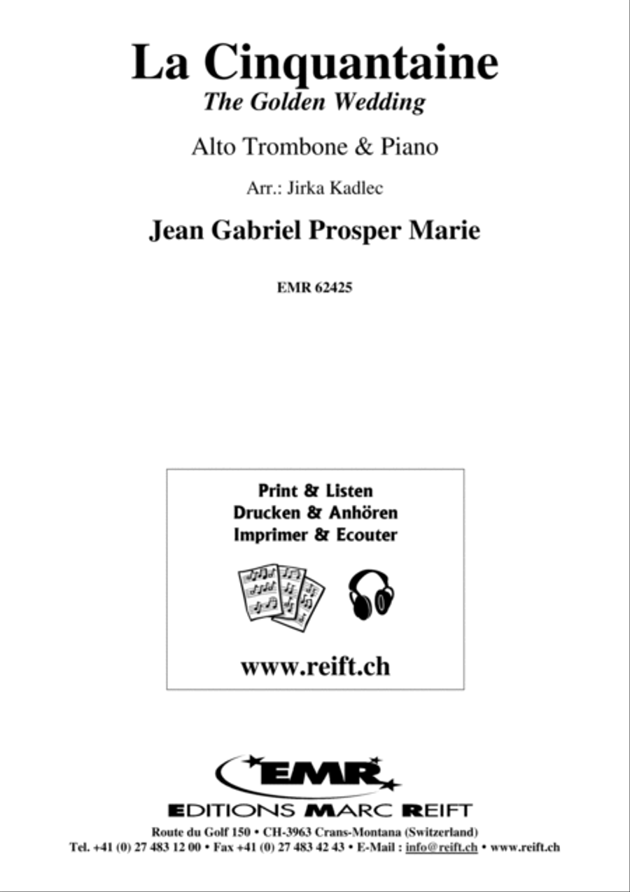 La Cinquantaine La Cinquantaine Piano Accompaniment scores gallery preview page 2