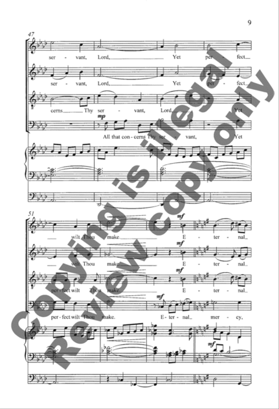 Thee Will I Praise Thee Will I Praise 4-Part scores gallery preview page 22