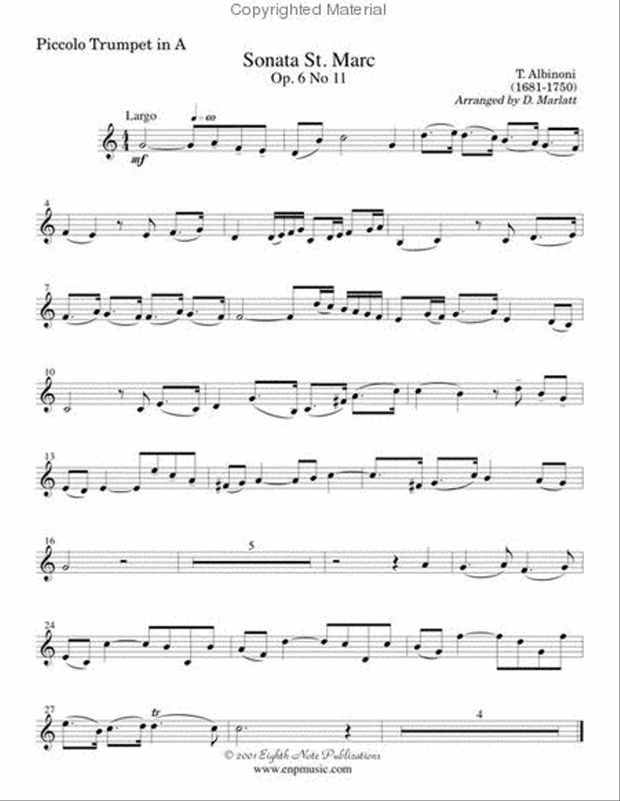 Sonata St. Marc Sonata St. Marc Small Ensemble scores gallery preview page 2