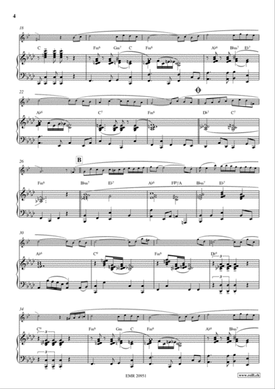 Wild And Blue Trumpet Solo scores gallery preview page 4