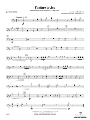 Fanfare to Joy: 2nd Trombone